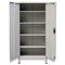vidaXL Office Cabinet with 2 Doors Steel 90x40x180cm Grey