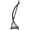 vidaXL Magazine Rack 40x32x131 cm Black A4