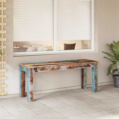 vidaXL Bench Solid Reclaimed Wood 110x35x45 cm