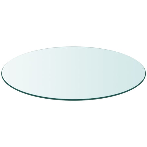 vidaXL Table Top Tempered Glass Round 300 mm