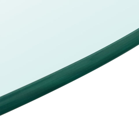 vidaXL Table Top Tempered Glass Round 500 mm