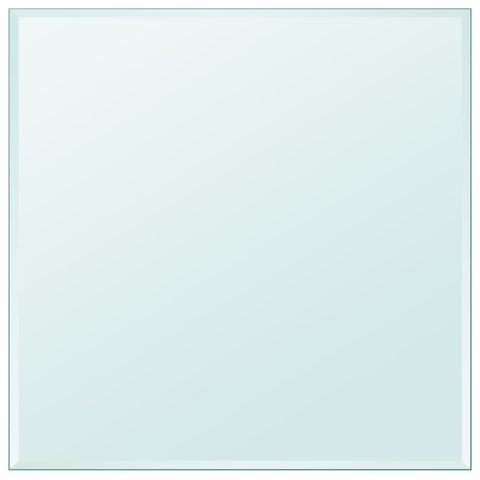 vidaXL Table Top Tempered Glass Square 800x800 mm