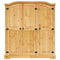 vidaXL Wardrobe Mexican Pine Corona Range 3 Doors