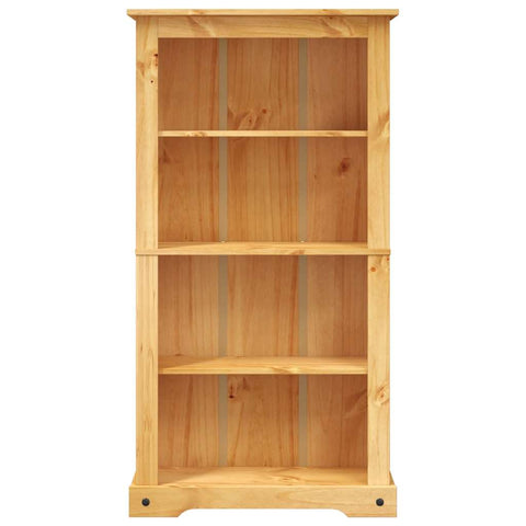 vidaXL 4-Tier Bookcase Mexican Pine Corona Range 80x29x150 cm