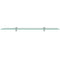 vidaXL Floating Shelf Glass 80x10 cm 8 mm