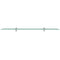 vidaXL Floating Shelf Glass 90x10 cm 8 mm