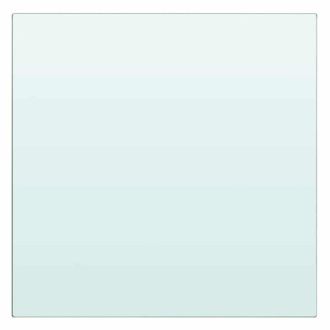 vidaXL Shelf Panel Glass Clear 20x20 cm