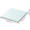 vidaXL Shelf Panel Glass Clear 20x20 cm