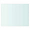 vidaXL Shelf Panel Glass Clear 20x25 cm