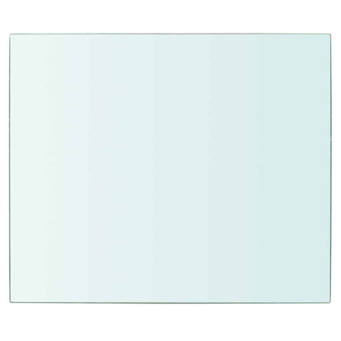 vidaXL Shelf Panel Glass Clear 30x25 cm