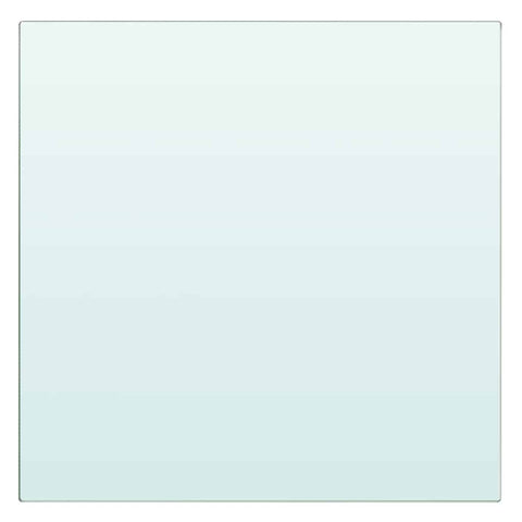 vidaXL Shelf Panel Glass Clear 30x30 cm