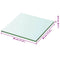 vidaXL Shelf Panel Glass Clear 30x30 cm