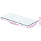vidaXL Shelf Panel Glass Clear 40x12 cm