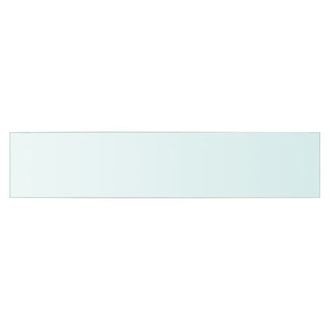 vidaXL Shelf Panel Glass Clear 70x15 cm