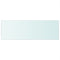 vidaXL Shelf Panel Glass Clear 70x25 cm