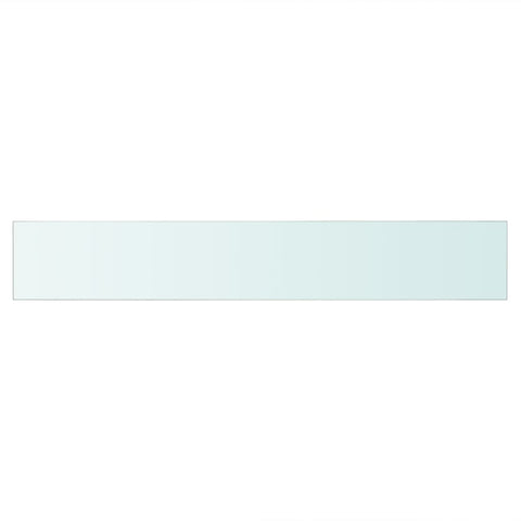 vidaXL Shelf Panel Glass Clear 80x12 cm