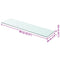 vidaXL Shelf Panel Glass Clear 80x20 cm
