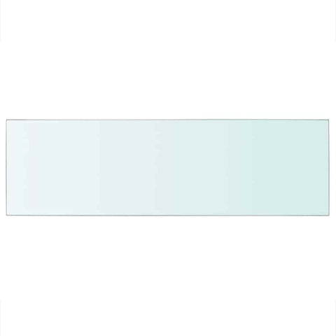 vidaXL Shelf Panel Glass Clear 80x25 cm