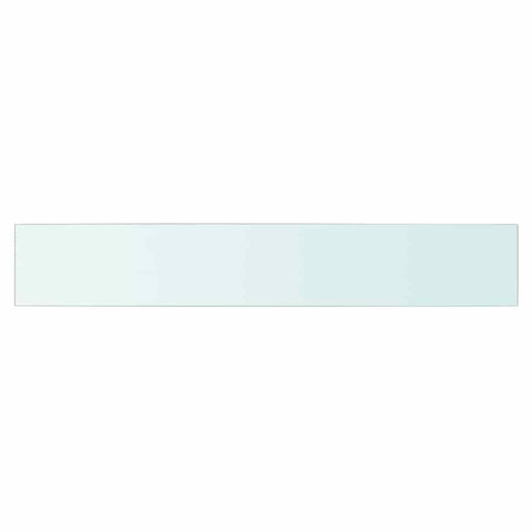 vidaXL Shelf Panel Glass Clear 90x15 cm