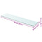 vidaXL Shelf Panel Glass Clear 90x20 cm