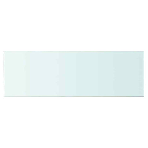 vidaXL Shelf Panel Glass Clear 90x30 cm