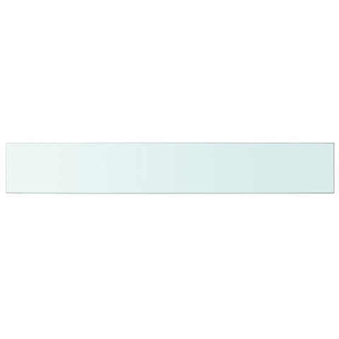 vidaXL Shelf Panel Glass Clear 100x15 cm