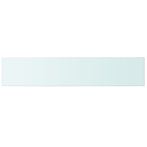vidaXL Shelf Panel Glass Clear 100x20 cm