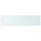 vidaXL Shelf Panel Glass Clear 100x25 cm
