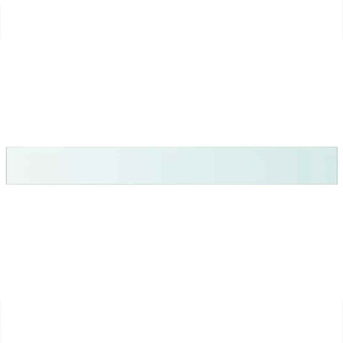 vidaXL Shelf Panel Glass Clear 110x12 cm