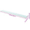 vidaXL Shelf Panel Glass Clear 110x12 cm
