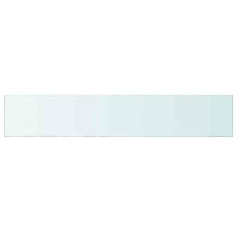 vidaXL Shelf Panel Glass Clear 110x20 cm