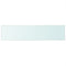 vidaXL Shelf Panel Glass Clear 110x25 cm