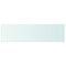 vidaXL Shelf Panel Glass Clear 110x30 cm