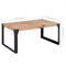 vidaXL Coffee Table Solid Acacia Wood 100x60x45 cm