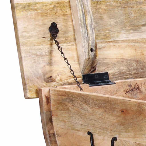 vidaXL Coffee Table Solid Mango Wood 88x50x40 cm