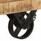 vidaXL Coffee Table Rough Mango Wood 70x70x40 cm