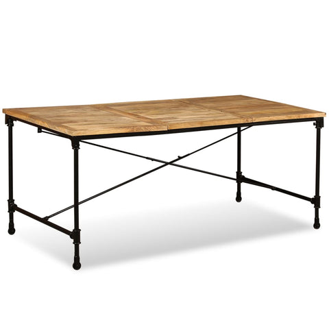 vidaXL Dining Table Solid Mango Wood 180 cm