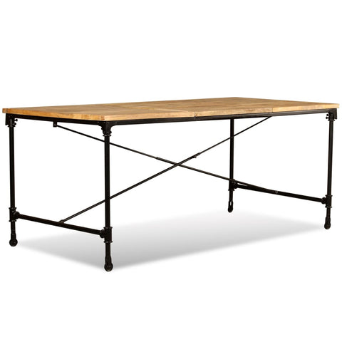 vidaXL Dining Table Solid Mango Wood 180 cm