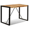 vidaXL Dining Table Solid Rough Mango Wood 120 cm