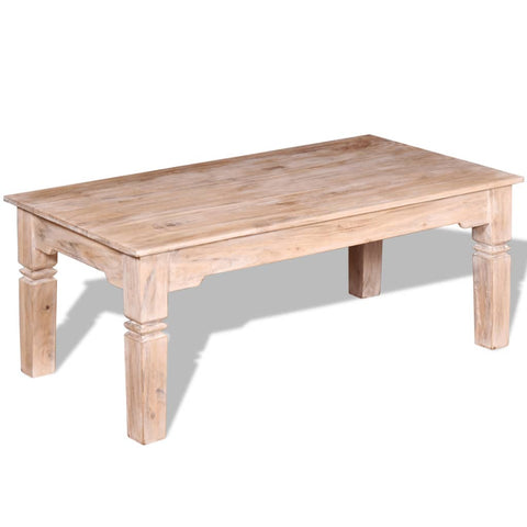 vidaXL Coffee Table Acacia Wood 110x60x45 cm