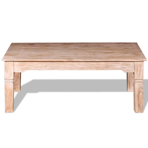 vidaXL Coffee Table Acacia Wood 110x60x45 cm