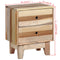 vidaXL Bedside Cabinet Solid Reclaimed Wood