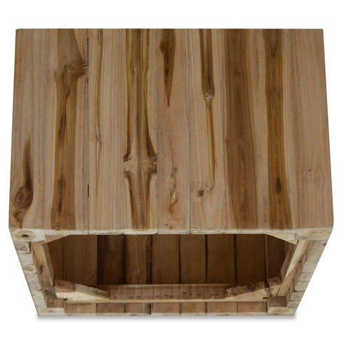 vidaXL Coffee Table Genuine Teak 50x50x35 cm