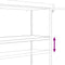 vidaXL Office Cabinet 90x40x140cm Steel Grey