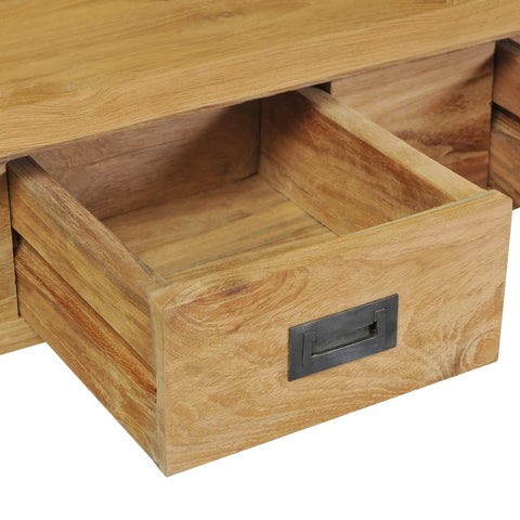 vidaXL Console Table Solid Teak 90x30x80 cm