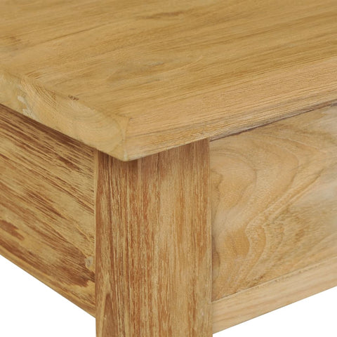 vidaXL Console Table Solid Teak 90x30x80 cm