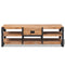 vidaXL Three Piece Living Room Furniture Set Solid Acacia Wood
