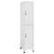 vidaXL Locker Cabinet with 2 Compartments 38x45x180 cm