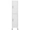 vidaXL Locker Cabinet with 2 Compartments 38x45x180 cm