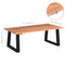 vidaXL Coffee Table Solid Acacia Wood 110x60x40 cm